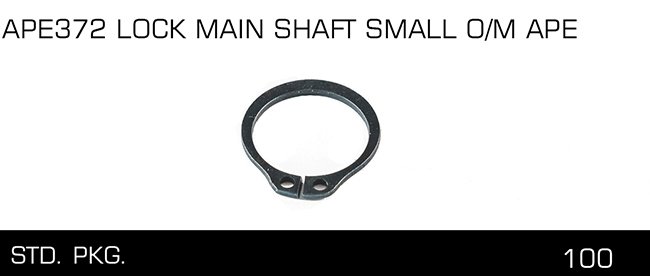 APE372 LOCK MAIN SHAFf SMALL 0 M APE APE372 LOCK MAIN SHAFf SMALL 0 M APE